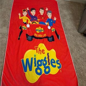 The Wiggles Red towel 78” x 62” /31cmx 159cm